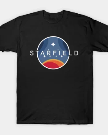 Starfield Game Constellation Black - Bethesda T-Shirt