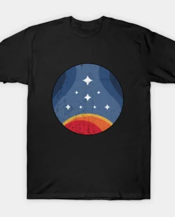 Starfield Texturized Badge T-Shirt