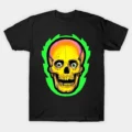 Vintage Style Halloween Skull T-Shirt