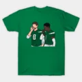 Aaron Rodgers And Sauce Gardner Handshake T-Shirt