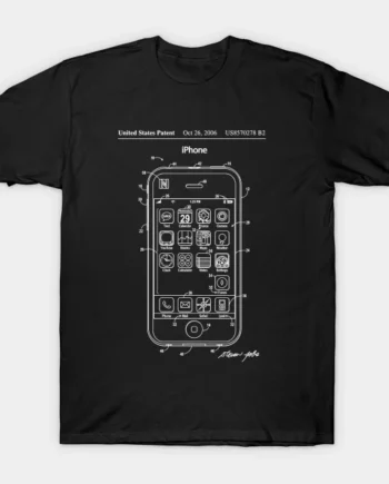 Apple iPhone Patent White T-Shirt
