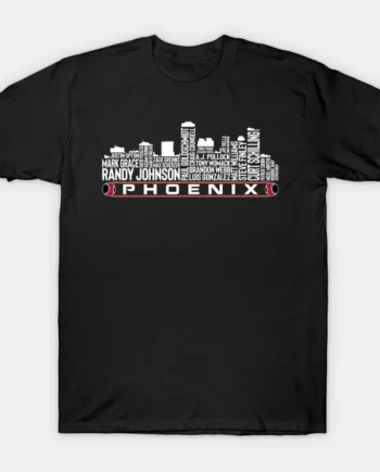 Arizona Baseball Team All Time Legends T-Shirt