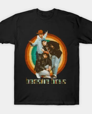 Beastie Boys With A vintage Background T-Shirt