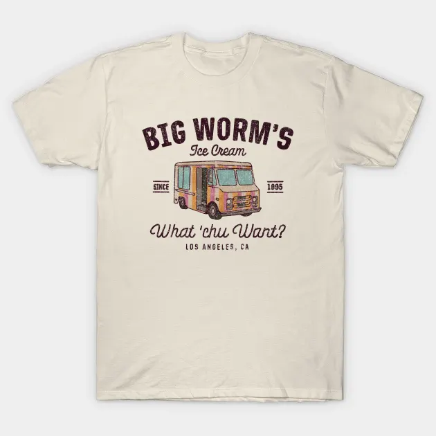 Big Worm Ice Cream T-Shirt - Shark Shirts