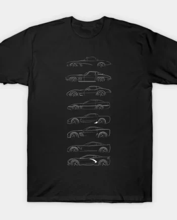 Evolution Of The Corvette T-Shirt
