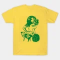 Green Bay Cheerleader Vintage Fan Design T-Shirt