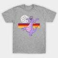 Happy Little Purple Dragon Of Imagination T-Shirt