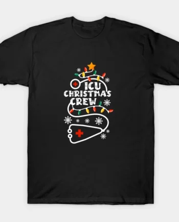 ICU Christmas Crew Nurse T-Shirt