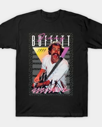 Jimmy Buffett 1977 Retro Style Fan Art T-Shirt