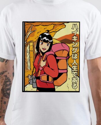Mountain Anime Hiking T-Shirt