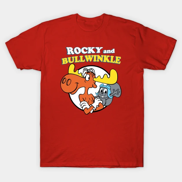 rocky and bullwinkle shirt