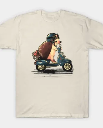 Scooter Hedgehog T-Shirt