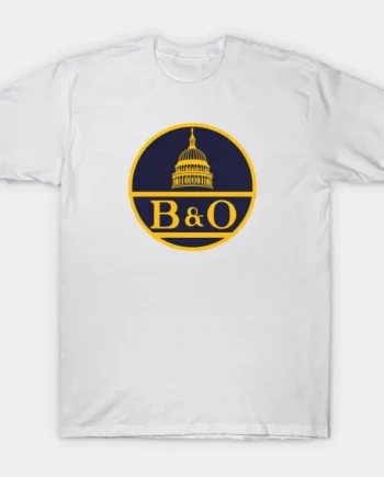 Vintage B&O Railroad Logo T-Shirt