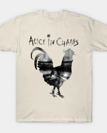 Vintage Black And White Alice In Chains T-Shirt