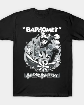 Vintage Cartoon Baphomet T-Shirt