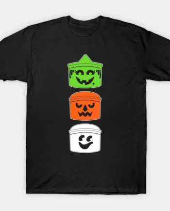 Vintage Trick Or Treat Buckets T-Shirt