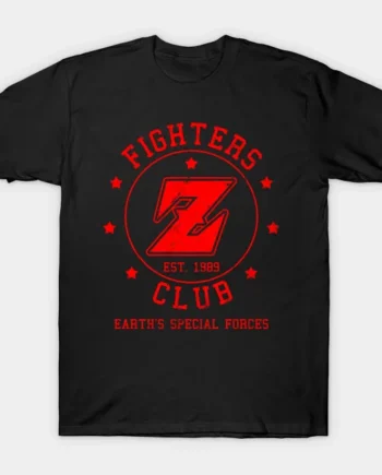 Z Fighters Club Warrior Anime Manga Fight Club Parody T-Shirt