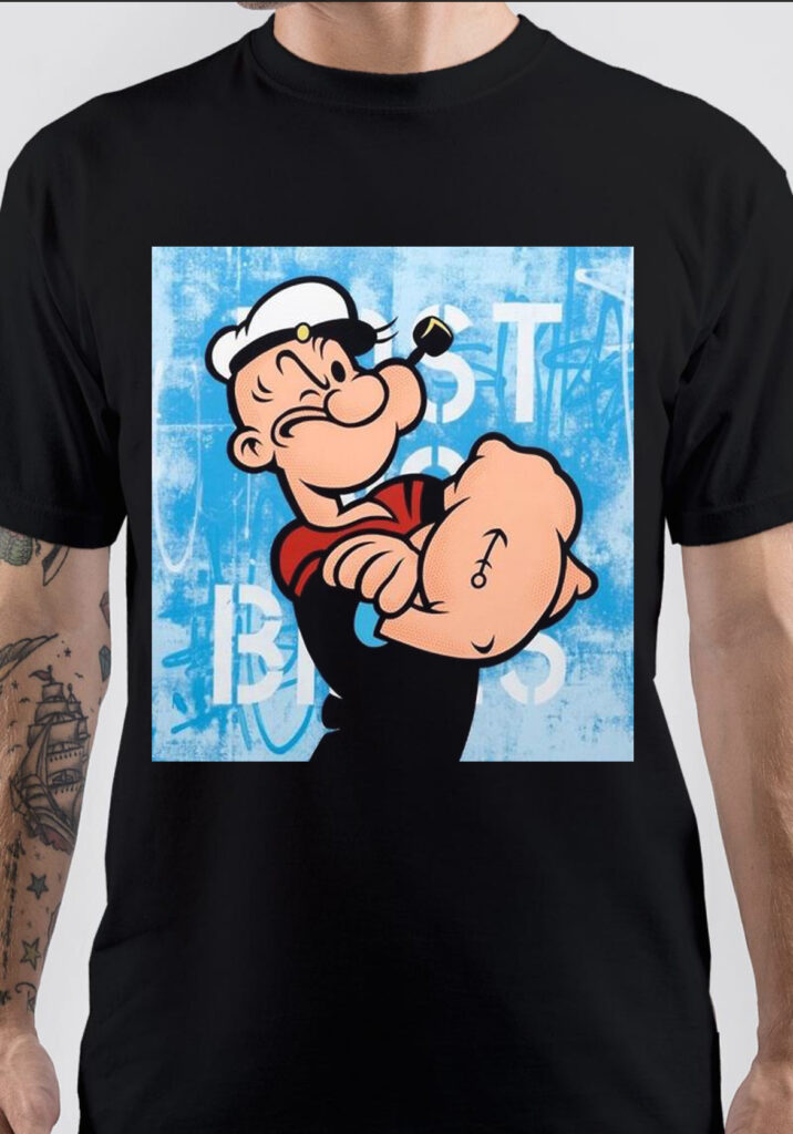 Buy Vintage 90s 1993 Popeye and Bluto T-shirt Cartoon Character Comic Strip  Tee Size M Adult Online in India - Etsy