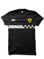 Formula 1 Scuderia Ferrari 2022 Black T-Shirt