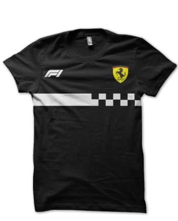 Formula 1 Scuderia Ferrari 2022 Black T-Shirt