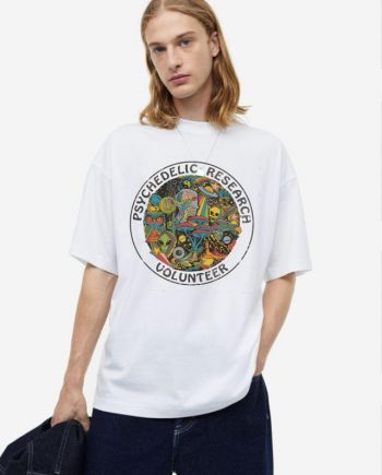 Psychedelic Research Volunteer Oversized T-Shirt