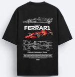 F1 X Ferrari 240 GSM Oversized T-Shirt
