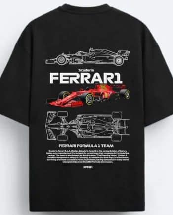 F1 X Ferrari 240 GSM Oversized T-Shirt
