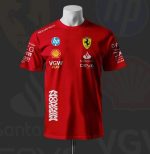 Ferrari 2025 Formula 1 Charles Leclerc T-Shirt