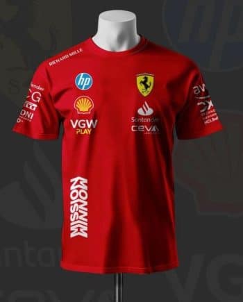 Ferrari 2025 Formula 1 Charles Leclerc T-Shirt