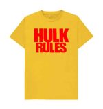 Hulk Rules Yellow T-Shirt