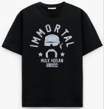Immortal Hulkamania Black T-Shirt