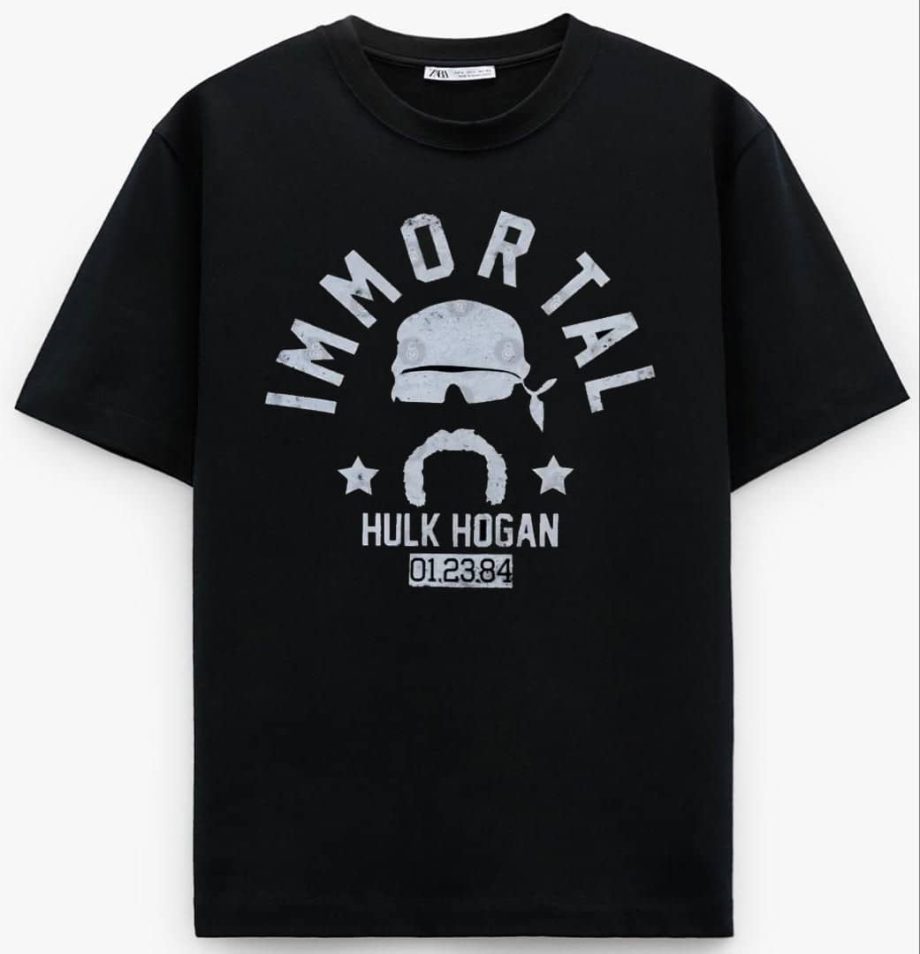 Immortal Hulkamania Black T-Shirt