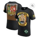 John Cena Half Sleeve Black T-Shirt