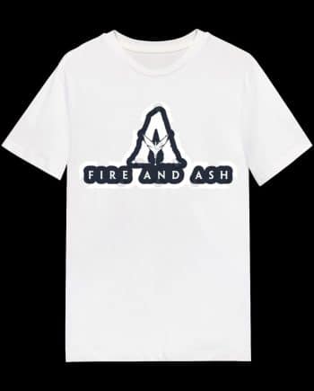 Fire and Ash White T-Shirt