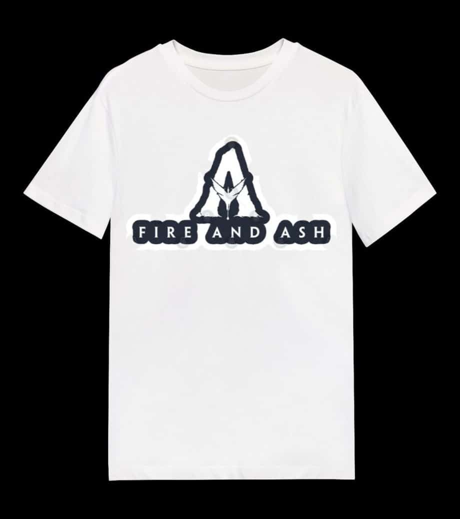 Fire and Ash White T-Shirt