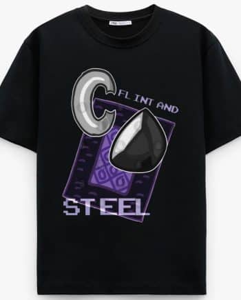 Flint And Steel - Minecraft T-Shirt