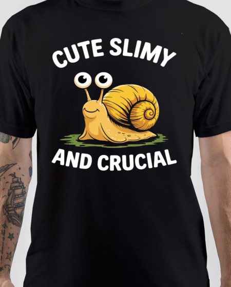 Cute Slimy And Crucial Banana Slug Malacology T-Shirt