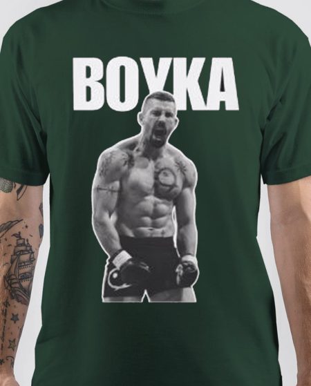 Yuri Boyka Olive Green T-Shirt