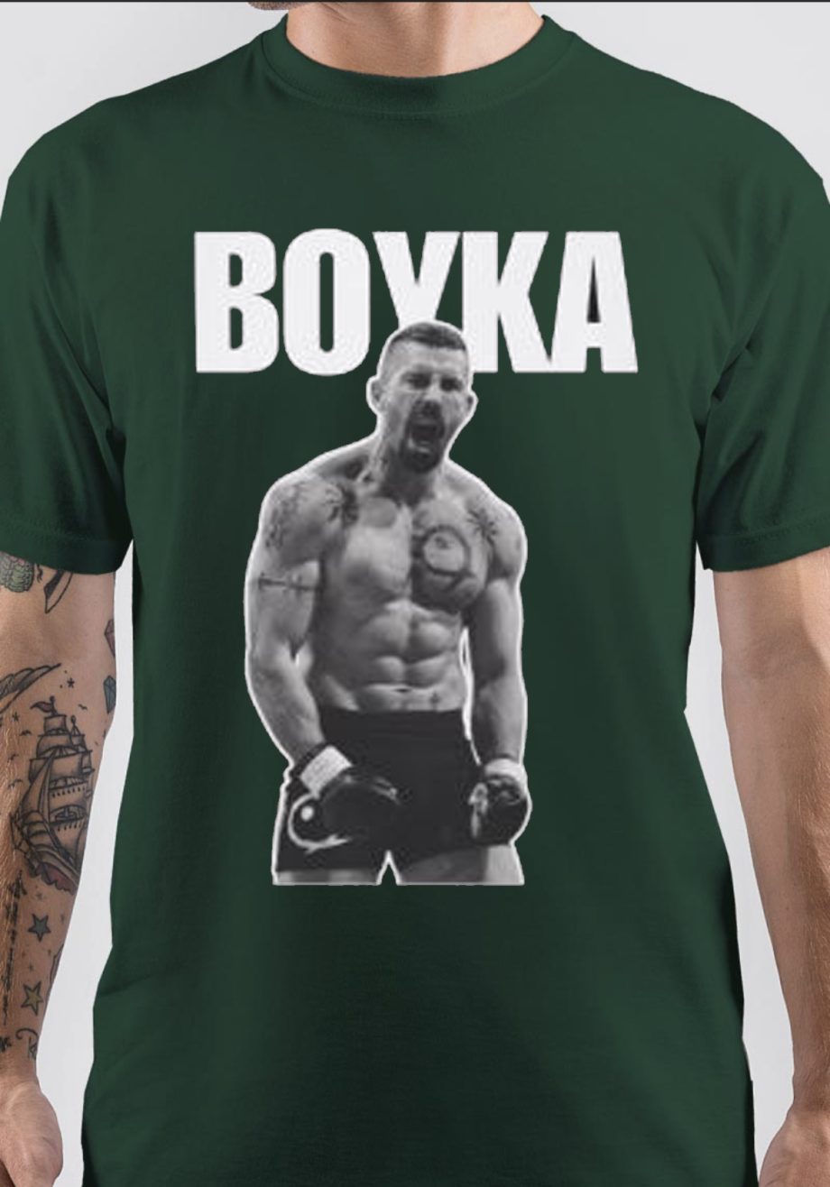 Yuri Boyka Olive Green T-Shirt