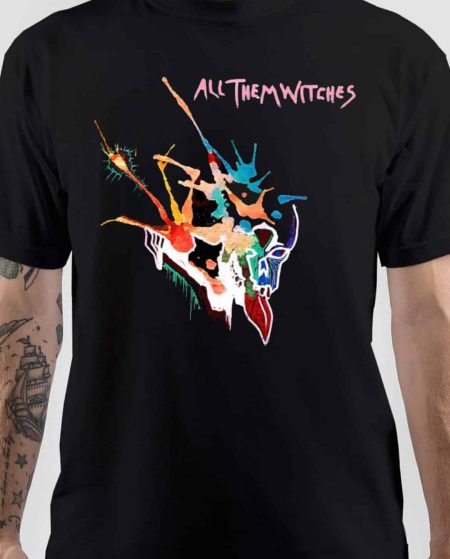 All Them Witches ATW Colorful Skull T-Shirt