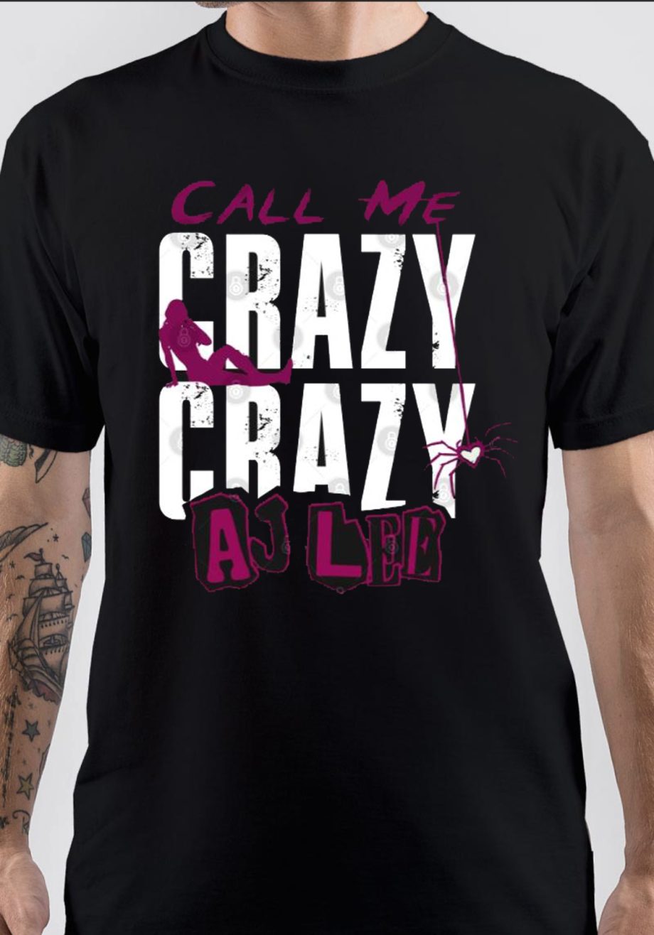 Men's Black AJ Lee Love Bites Back T-Shirt