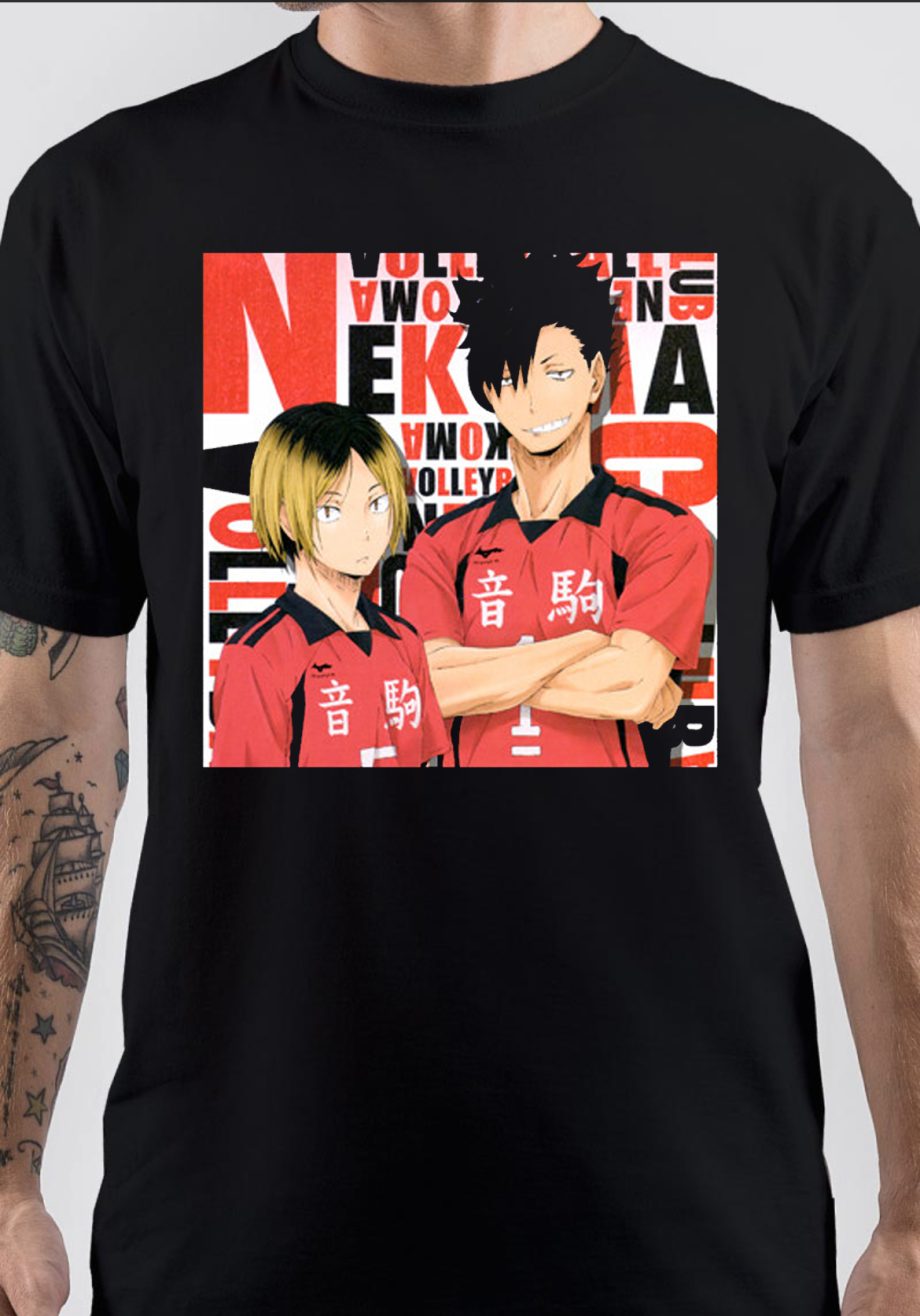 Haikyuu Kuroo Tetsurou Black T-Shirt