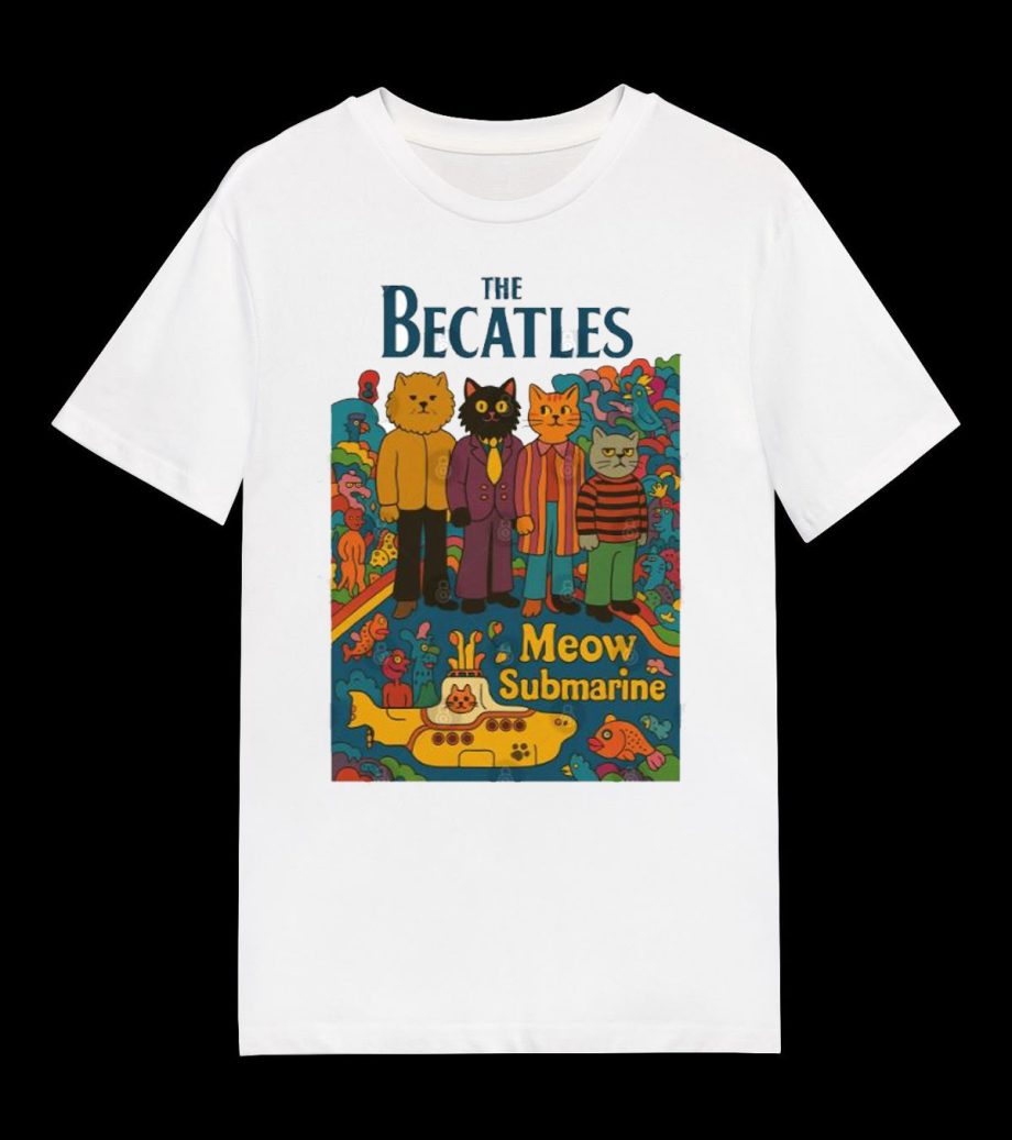 The Becatles - Meow Submarine T-Shirt