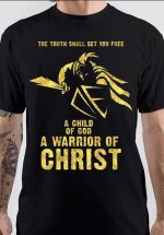 Knights Templar Warrior of CHRIST  T-Shirt