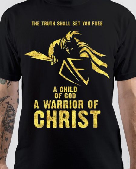 Knights Templar Warrior of CHRIST  T-Shirt
