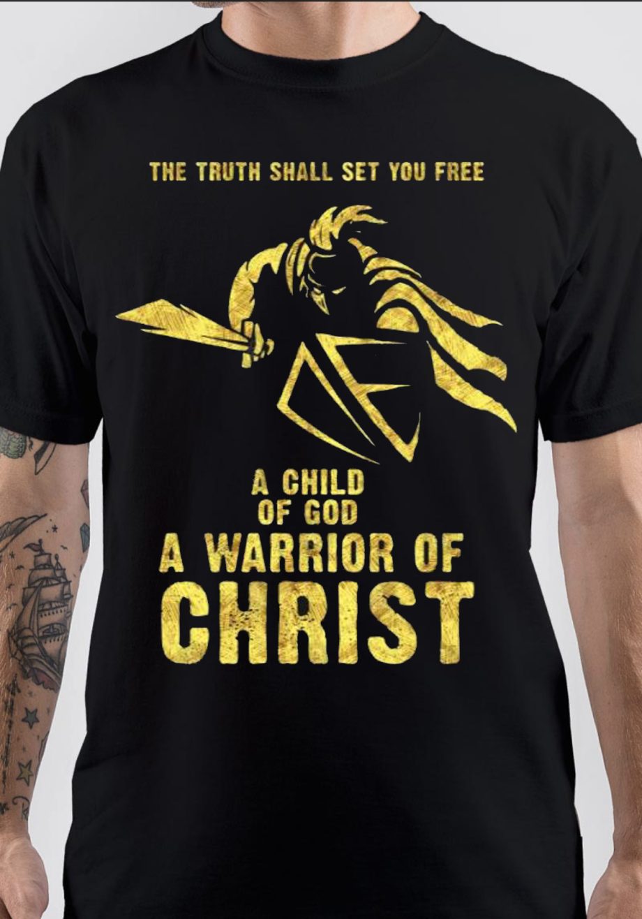 Knights Templar Warrior of CHRIST  T-Shirt