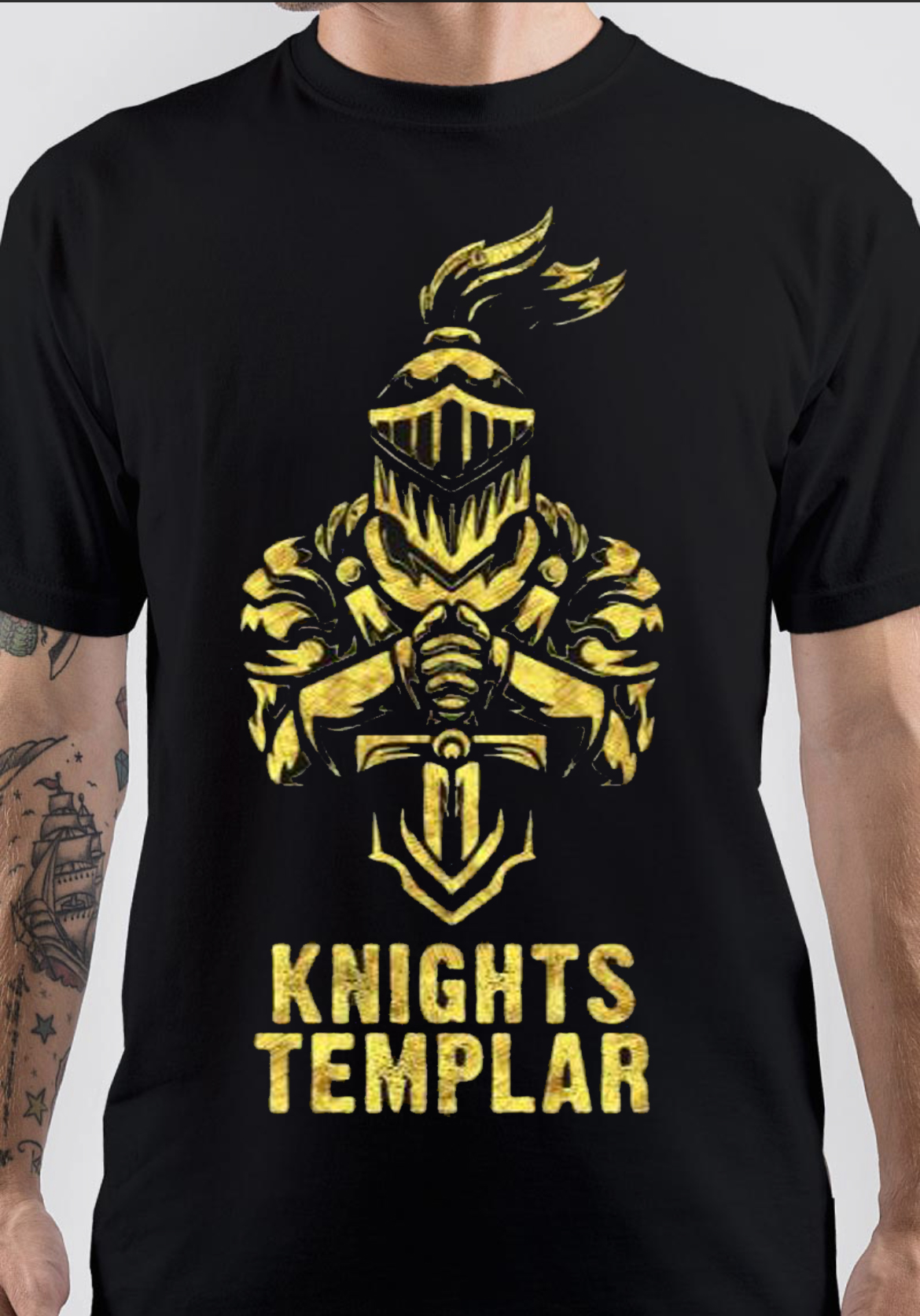 Knights Templar Warrior of CHRIST T-Shirt