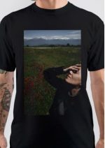 Rose Black T-Shirt