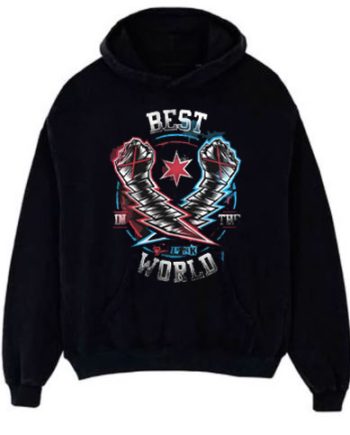 CM Punk Lightning Fists Best In The World Hoodie