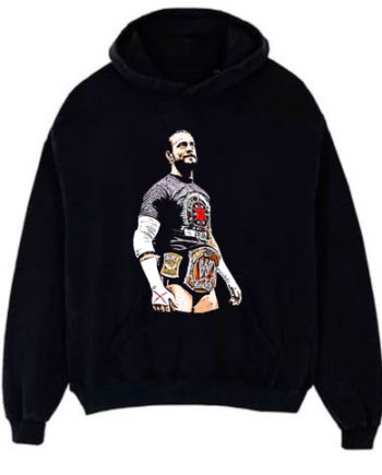 CM Punk World Heavyweight Champion Vintage Hoodie